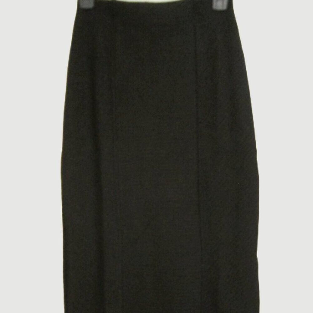 NWT BAND OF THE FREE B.O.G Midi Pencil Skirt Black Ribbed Elastic Waist-Small